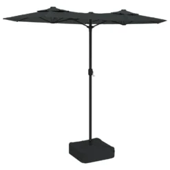 VIDAXL Parasol à Double Tête Anthracite 316x240 Cm
