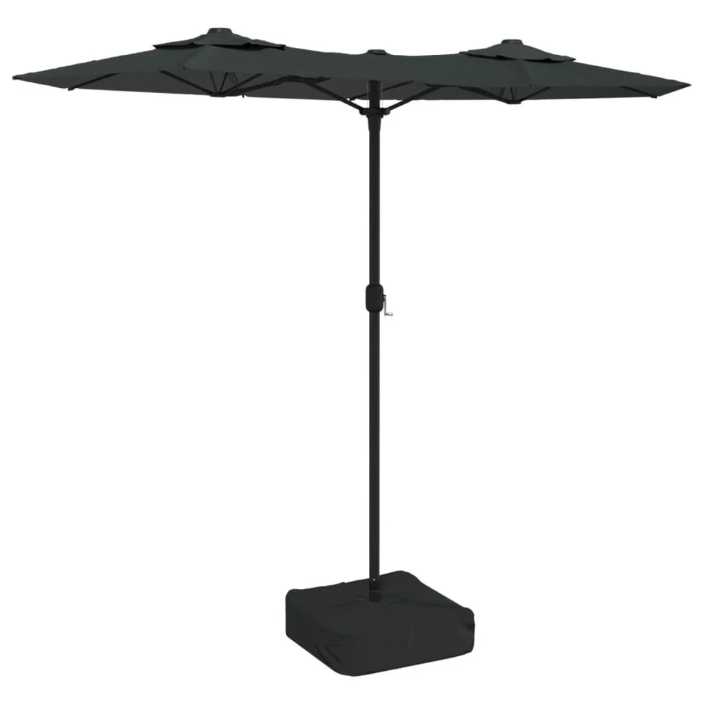 VIDAXL Parasol à Double Tête Anthracite 316x240 Cm 1 VIDAXL Parasol à Double Tête Anthracite 316x240 Cm