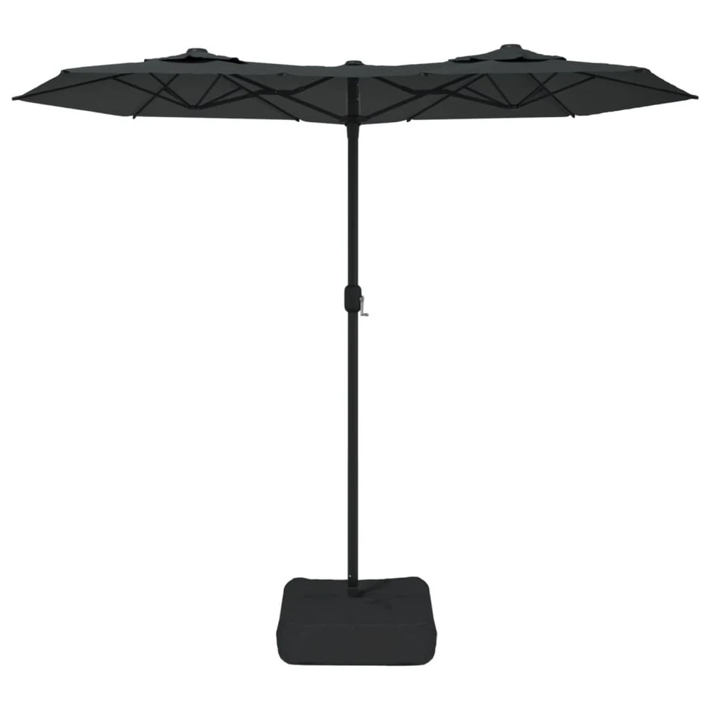 VIDAXL Parasol à Double Tête Anthracite 316x240 Cm 3 VIDAXL Parasol à Double Tête Anthracite 316x240 Cm – Image 3