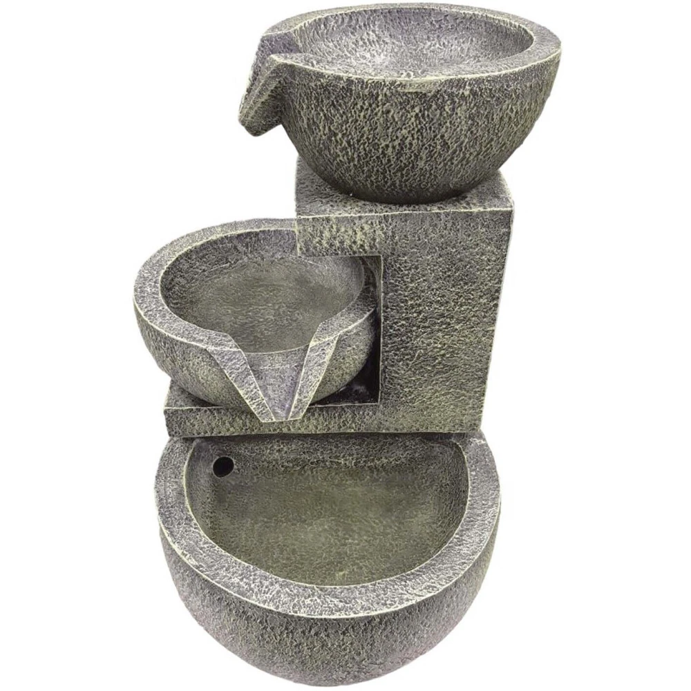 Fontaine Solaire En Résine Cascade Genoa 3 Fontaine Solaire En Résine Cascade Genoa – Image 3