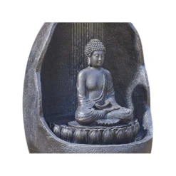 Fontaine Solaire En Résine Buddha -Konst Decor Magasin 6474ebe957c2c2.12090428