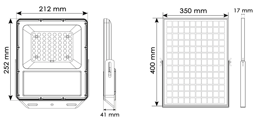 Projecteur Solaire Panneau Solaire 22w-3000°k-1370lm 4 Projecteur Solaire Panneau Solaire 22w-3000°k-1370lm – Image 4