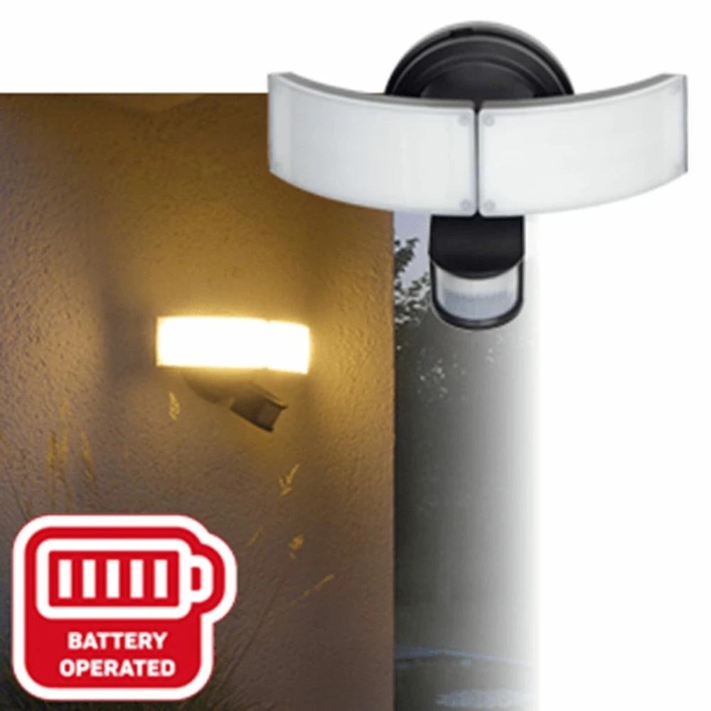 LuxForm Applique De Jardin à Led à Piles Manaus Blanc Et Noir 4 LuxForm Applique De Jardin à Led à Piles Manaus Blanc Et Noir – Image 4