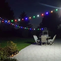 Guirlande Guinguette B22 Blanc Chaud - 10m - 10 Ampoules Interchangeables - Ip44 - Chromex 9 Guirlande Guinguette B22 Blanc Chaud - 10m - 10 Ampoules Interchangeables - Ip44 - Chromex -Konst Decor Magasin 647890712daa12.37698107