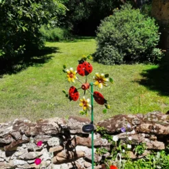 Piquet Solaire Eolienne Cocci-pelles - Led Blanche - Chromex 5 Piquet Solaire Eolienne Cocci-pelles - Led Blanche - Chromex -Konst Decor Magasin 64789089cd7884.03092701