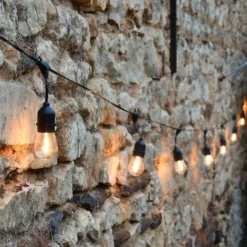 Guirlande Guinguette Jazz Solaire - L12,600 15 Led Filament Blanc Chaud - 300 Lumens - Prolongeable - Extérieur - Chromex 6 Guirlande Guinguette Jazz Solaire - L12,600 15 Led Filament Blanc Chaud - 300 Lumens - Prolongeable - Extérieur - Chromex -Konst Decor Magasin 6478909cb8fb18.20104416