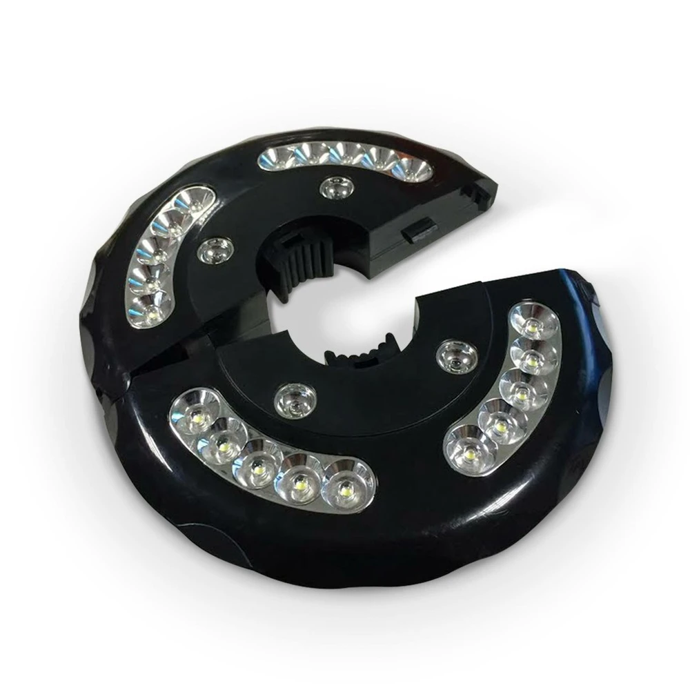 Lampe Led - Noir - Pour Parasol Mât Central. Et Déporté Alice's Garden 2 Lampe Led - Noir - Pour Parasol Mât Central. Et Déporté Alice's Garden – Image 2