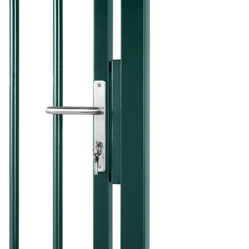 Portillon Barreaudé Acier Galvanisé Passage 1m Vert H 1m20 2 Portillon Barreaudé Acier Galvanisé Passage 1m Vert H 1m20 – Image 2