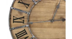 Grande Horloge Ancienne Bois Métal Marron 66x4x66cm - Bois, Métal 6 Grande Horloge Ancienne Bois Métal Marron 66x4x66cm - Bois, Métal -Konst Decor Magasin 6479de0d1ab7e8.91869491