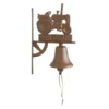 Cloche Tracteur Welcome Fonte - Marron