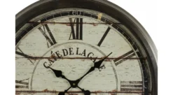 Grande Horloge Ancienne Murale Café De La Gare 70cm - Fer - Noir 5 Grande Horloge Ancienne Murale Café De La Gare 70cm - Fer - Noir -Konst Decor Magasin 6479de14c5b2e9.13215612