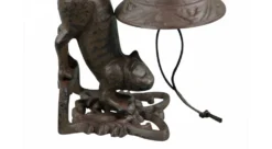 Cloche Chat Dos Fonte - Marron 7 Cloche Chat Dos Fonte - Marron -Konst Decor Magasin 6479de22326798.34976347