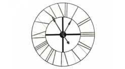 Grande Horloge Ancienne Fer Forgé 90cm - Noir