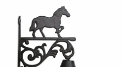 Cloche Cheval Fonte Marron 22x10x26cm 9 Cloche Cheval Fonte Marron 22x10x26cm -Konst Decor Magasin 6479de2618def3.45812205