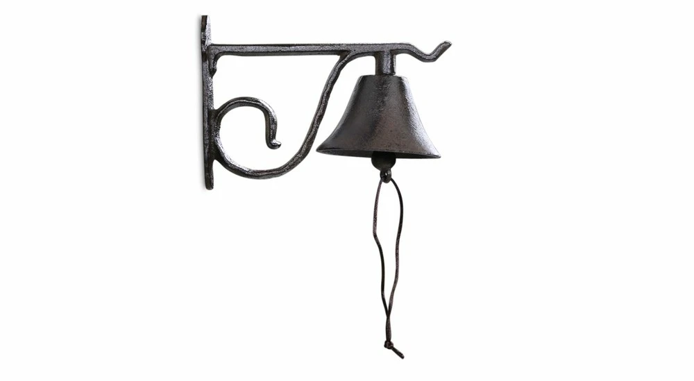 Cloche Fonte Marron 20.5x14.5x10.5cm 3 Cloche Fonte Marron 20.5x14.5x10.5cm – Image 3