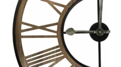 Grande Horloge Ancienne Fer Forge Marron 80x4x80cm - Fer Forgé 6 Grande Horloge Ancienne Fer Forge Marron 80x4x80cm - Fer Forgé -Konst Decor Magasin 6479de30b221c3.97481373