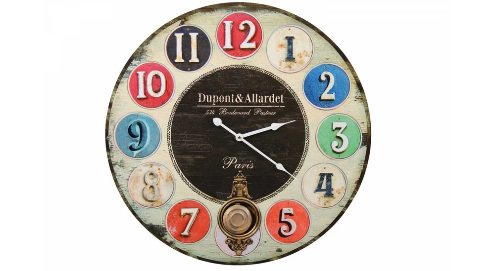 Horloge Ancienne Balancier Dupont & Allardet 58cm - Bois - Multicolore 1 Horloge Ancienne Balancier Dupont & Allardet 58cm - Bois - Multicolore
