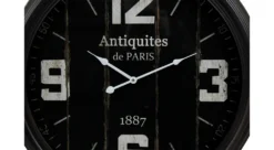 Horloge Ancienne Murale Antiquités De Paris Métal Noir 62cm 5 Horloge Ancienne Murale Antiquités De Paris Métal Noir 62cm -Konst Decor Magasin 6479de353759a1.15189634