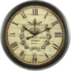 Horloge Ancienne Murale Olives 58cm - Fer - Blanc