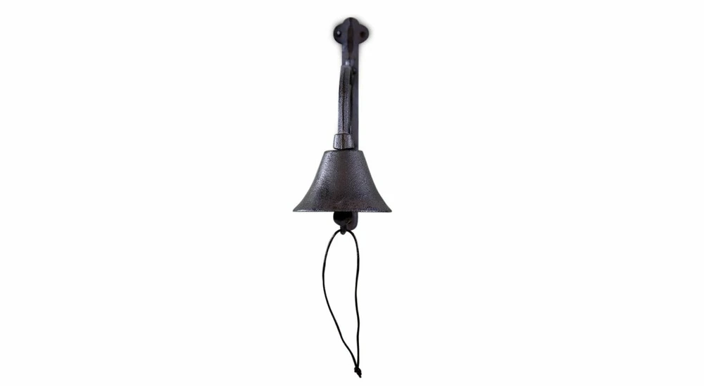 Cloche Fonte Marron 23.5x10.5x27cm 4 Cloche Fonte Marron 23.5x10.5x27cm – Image 4
