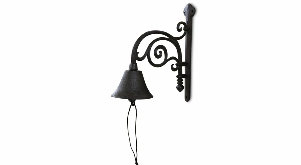 Cloche Fonte Marron 23.5x10.5x27cm 2 Cloche Fonte Marron 23.5x10.5x27cm – Image 2