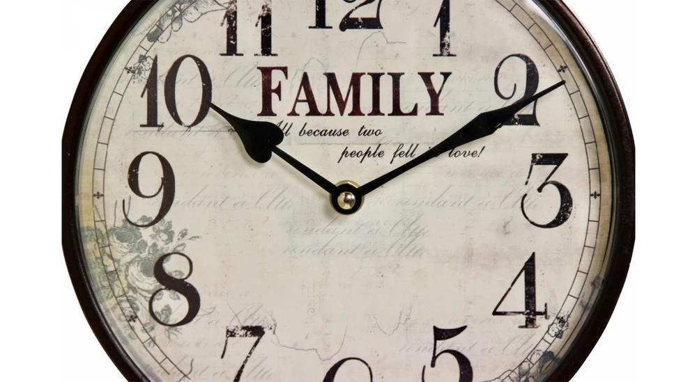 Horloge De Gare Ancienne Double Face Family Fer Forge Blanc 24cm - Fer Forgé 4 Horloge De Gare Ancienne Double Face Family Fer Forge Blanc 24cm - Fer Forgé – Image 4