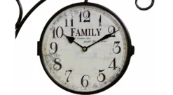 Horloge De Gare Ancienne Double Face Family Fer Forge Blanc 24cm - Fer Forgé 6 Horloge De Gare Ancienne Double Face Family Fer Forge Blanc 24cm - Fer Forgé -Konst Decor Magasin 6479de3eee6648.50510186