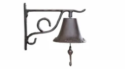 Cloche Fonte Marron 31x17x31cm 6 Cloche Fonte Marron 31x17x31cm -Konst Decor Magasin 6479de3fcb79e3.47112130