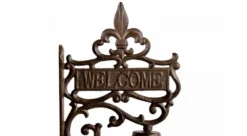 Cloche Welcome Fonte Marron 18x10.5x26.5cm 8 Cloche Welcome Fonte Marron 18x10.5x26.5cm -Konst Decor Magasin 6479de4619ead0.27177600