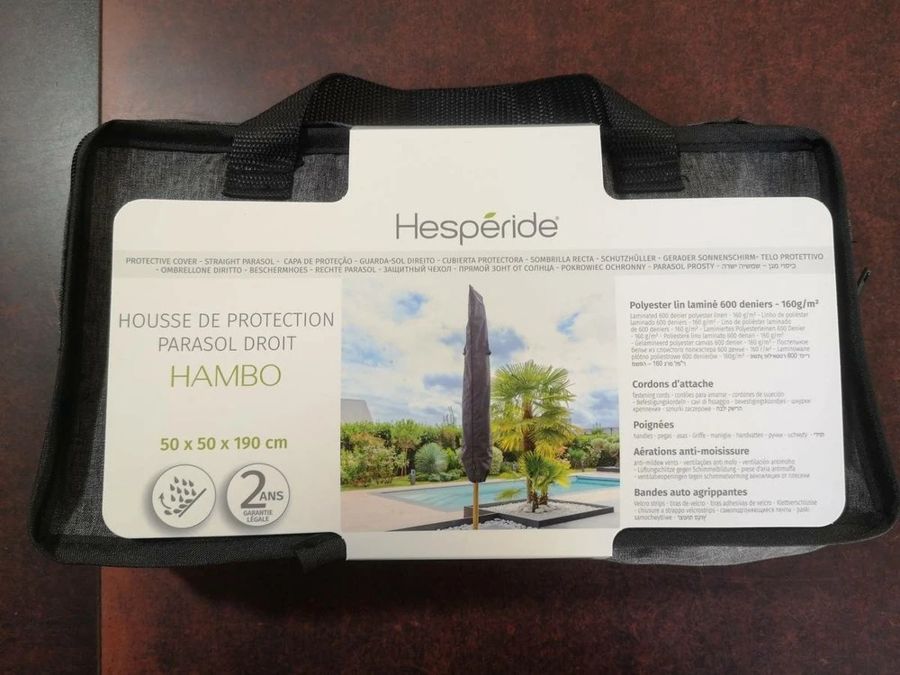 Housse De Protection "hambo" Pour Parasol Droit 1 Housse De Protection "hambo" Pour Parasol Droit