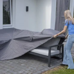 Madison Housse De Meubles D'extérieur 235 X 235 X 70 Cm Gris -Konst Decor Magasin 647e2d7b6dfe76.52317845