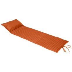 Coussin De Transat Enroulable "adiya" Ambre 180 X 60 Cm