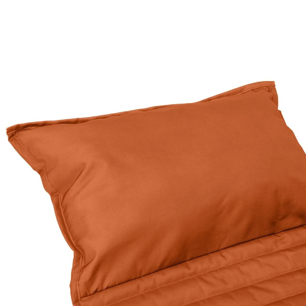 Coussin De Transat Enroulable "adiya" Ambre 180 X 60 Cm 2 Coussin De Transat Enroulable "adiya" Ambre 180 X 60 Cm – Image 2