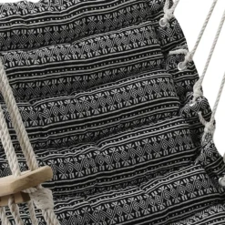 Chaise De Détente Suspendue Jinja Noir & Blanc 6 Chaise De Détente Suspendue Jinja Noir & Blanc -Konst Decor Magasin 647f7c9dc554f6.54811046