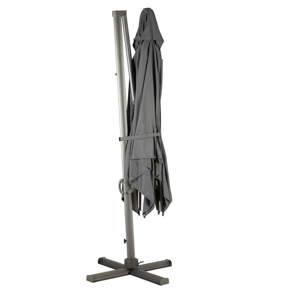 Parasol Déporté Carré Ayeri Ardoise 2 Parasol Déporté Carré Ayeri Ardoise – Image 2