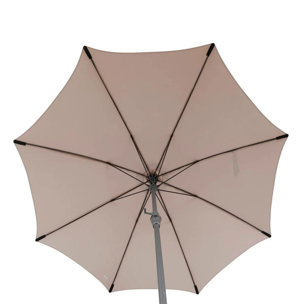 Parasol Droit Rond Sisko Taupe 5 Parasol Droit Rond Sisko Taupe – Image 5