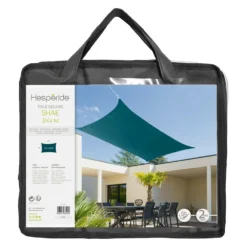 Voile D'ombrage Rectangulaire Shae Bleu Canard 5 Voile D'ombrage Rectangulaire Shae Bleu Canard -Konst Decor Magasin 647f7cab366067.22191060