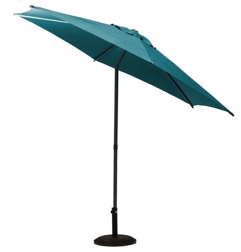 Parasol Droit Rond Soya Bleu Canard 2 Parasol Droit Rond Soya Bleu Canard – Image 2