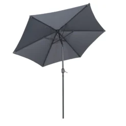 Parasol Droit Inclinable 3m Et 4 Dalles Lestées Aluminium Gris 8 Parasol Droit Inclinable 3m Et 4 Dalles Lestées Aluminium Gris -Konst Decor Magasin 6480223dceb865.65898081
