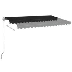 VIDAXL Auvent Automatique Capteur De Vent Et Led 400x350 Cm Anthracite 9 VIDAXL Auvent Automatique Capteur De Vent Et Led 400x350 Cm Anthracite -Konst Decor Magasin 6480d1c90fa9b6.85633049