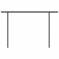 VIDAXL Auvent Automatique Capteur De Vent Et Led 4x3,5 M Crème -Konst Decor Magasin 6480d1ca9c53c8.04632708