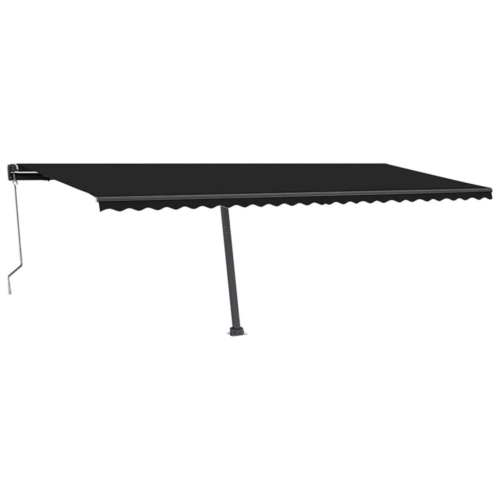 VIDAXL Auvent Automatique Capteur De Vent Et Led 600x350 Cm Anthracite 2 VIDAXL Auvent Automatique Capteur De Vent Et Led 600x350 Cm Anthracite – Image 2