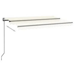 VIDAXL Auvent Automatique Avec Capteur De Vent Et Led 450x350 Cm Crème 9 VIDAXL Auvent Automatique Avec Capteur De Vent Et Led 450x350 Cm Crème -Konst Decor Magasin 6480d1e0556fd8.73249215