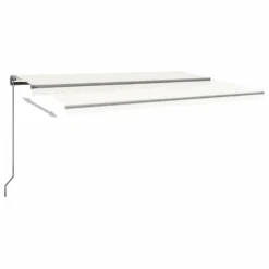 VIDAXL Auvent Automatique Sur Pied 500x350 Cm Crème 11 VIDAXL Auvent Automatique Sur Pied 500x350 Cm Crème -Konst Decor Magasin 6480d1f2146873.28927951