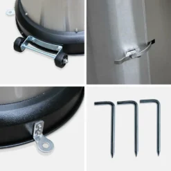 Lot De 2 Chauffages D'extérieur Gaz 12.5kw - Finland - Parasols Chauffants En Acier Inoxydable. Réglable. Porte En Façade Et 12 Lot De 2 Chauffages D'extérieur Gaz 12.5kw - Finland - Parasols Chauffants En Acier Inoxydable. Réglable. Porte En Façade Et -Konst Decor Magasin 648318a014fce8.01860620