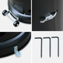 Lot De 2 Chauffages Extérieur à Gaz Noir. Parasols Chauffants De Terrasse Finland 12.5kw Avec Roulettes 12 Lot De 2 Chauffages Extérieur à Gaz Noir. Parasols Chauffants De Terrasse Finland 12.5kw Avec Roulettes -Konst Decor Magasin 648318a138fed2.07477180