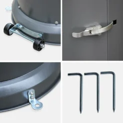 Lot De 2 Chauffages Extérieur à Gaz Gris. Parasols Chauffants De Terrasse Finland 12.5kw Avec Roulettes 12 Lot De 2 Chauffages Extérieur à Gaz Gris. Parasols Chauffants De Terrasse Finland 12.5kw Avec Roulettes -Konst Decor Magasin 648318a4f0a9d9.68201712