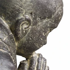 Statue De Jardin Moine Assis En Pierre Naturelle Gris 9 Statue De Jardin Moine Assis En Pierre Naturelle Gris -Konst Decor Magasin 648861cf73ba89.65371719