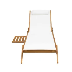 Lot De 2 Bains De Soleil Avec Coussin Et Tablette En Bois Blanc 10 Lot De 2 Bains De Soleil Avec Coussin Et Tablette En Bois Blanc -Konst Decor Magasin 648864f9c7ec82.95043551