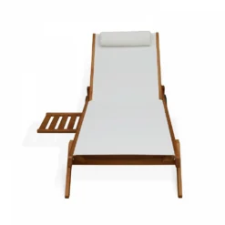 Lot De 2 Bains De Soleil Avec Coussin Et Tablette En Bois Blanc 11 Lot De 2 Bains De Soleil Avec Coussin Et Tablette En Bois Blanc -Konst Decor Magasin 648864f9cfdb84.94921274